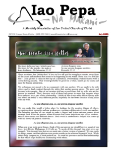 Iao Pepa Newsletter July 2023 Issue